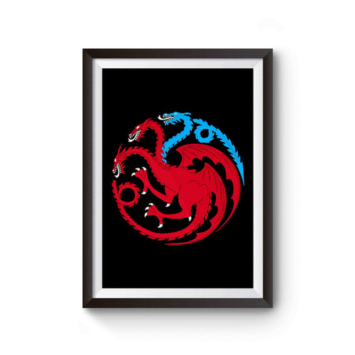 The Night Kings Dragon Game Of Thrones Inspired Poster