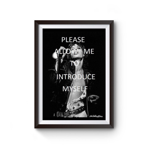 The Rolling Stones Introduce Myself Poster