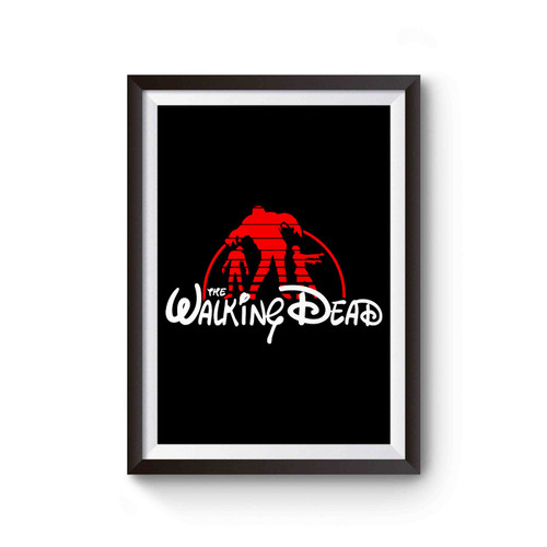 The Walking Dead Disney Logo Poster