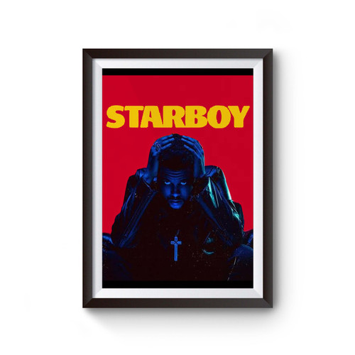 The Weeknd Starboy Music Album Cover Poster