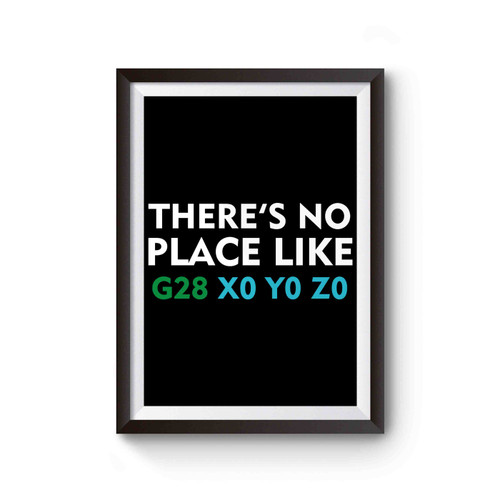There's No Place Like Home G28 X0 Y0 Z0 Poster