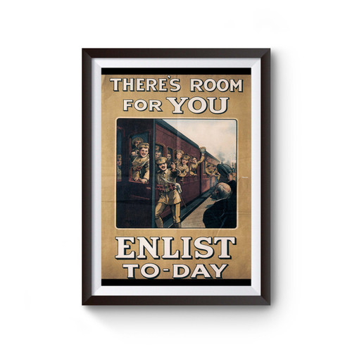 There's Room For You Enlist To Day Poster