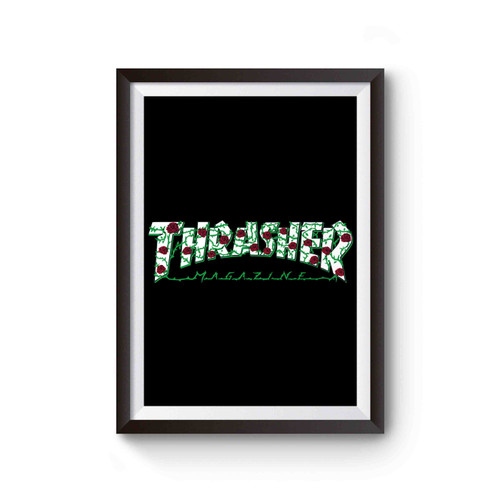 Thrasher Rose Pink Poster