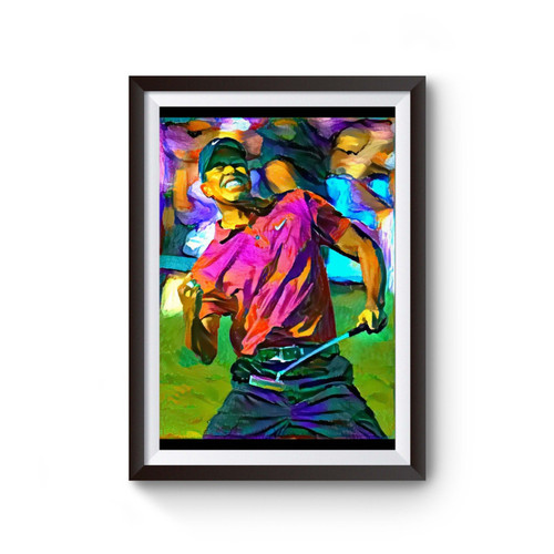 Tiger Woods Art Poster