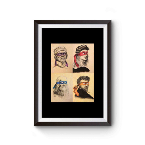 Tmnt As Renaissance Masters Poster Tmnt As Renaissance Masters Poster