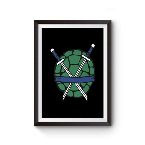 Tmt Turtles Schild Leonardo Poster