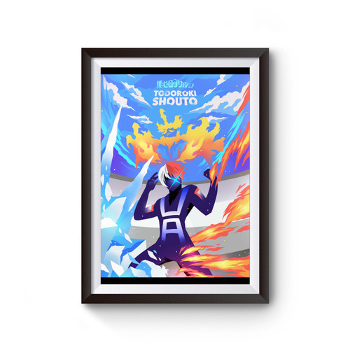 Todoroki Shouto My Hero Academia Poster
