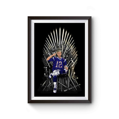 Tom Brady Goat Game Of Thrones Poster