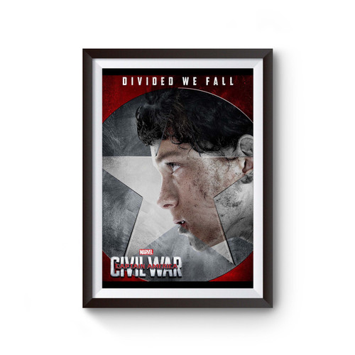 Tom Holland Spiderman Civil War Poster