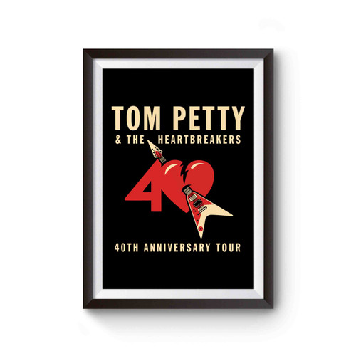 Tom Petty And The Heartbreakers 40th Anniversary Tour Poster