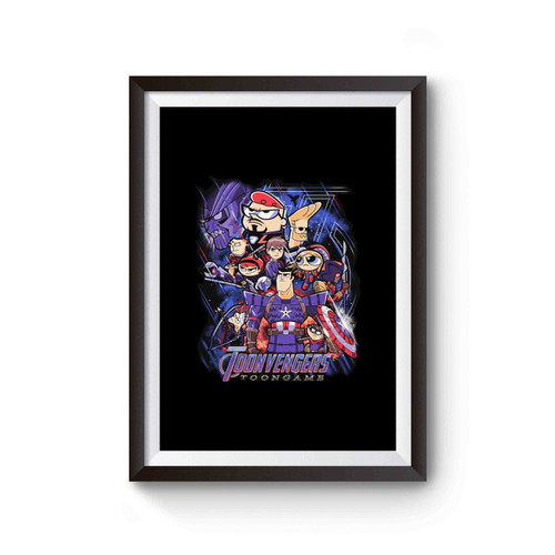 Toonvengers Toon Game Avengers Endgame Parody Poster