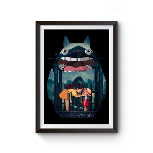 Totoro And The Sisters Background Poster