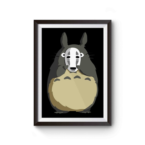 Totoro No Face Poster