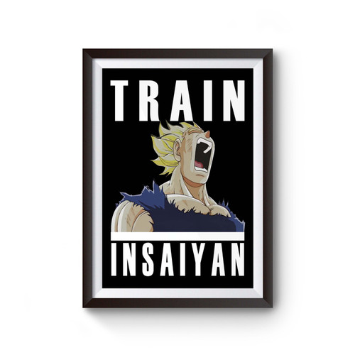 Train Insaiyan Gym Workout Poster