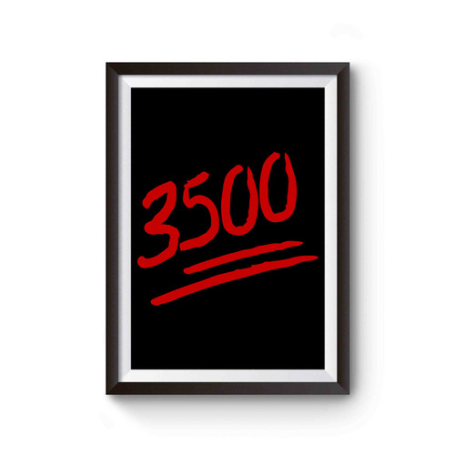 Travis Scott 3500 Logo Poster