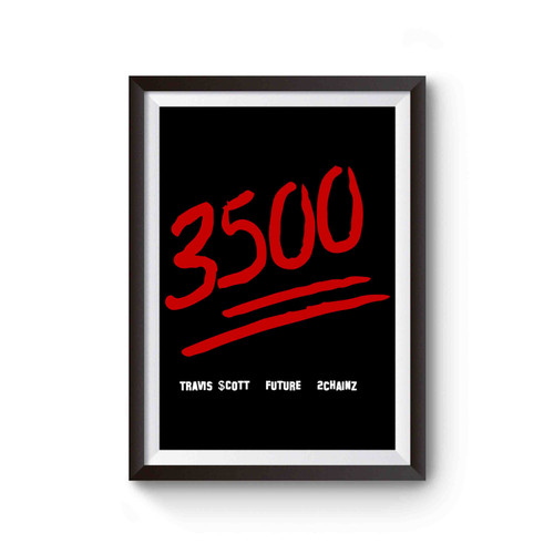 Travis Scott 3500 Logo Inspired Poster