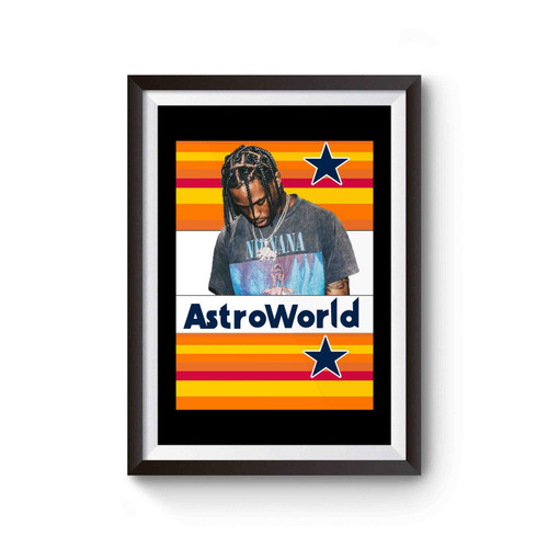 Travis Scott Astroworld Cactus Poster