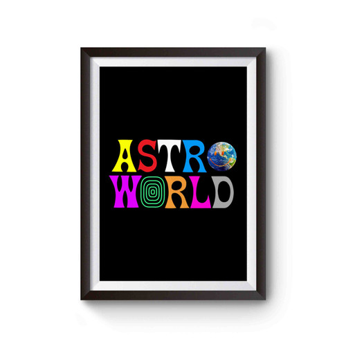Travis Scott Astroworld Cover Inspired Poster