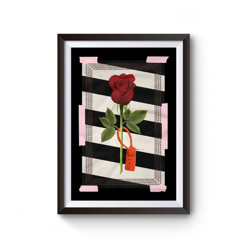 Travis Scott Redrum Rose Poster