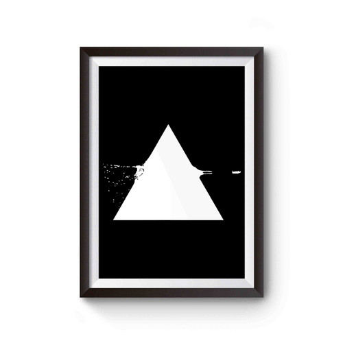 Triangle Bullet Gun Shot Poster