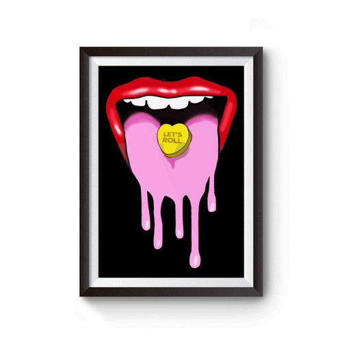 Trippy Drugs Rolling Lsd Tumblr Grunge Hipster Poster