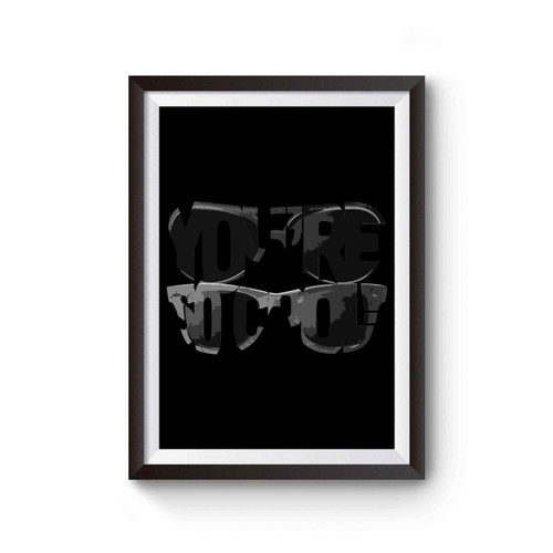 True Romance Film So Cool Illustrated Gift Perfect For Film Fans A Sunglasses Movie Quote Typography Poster
