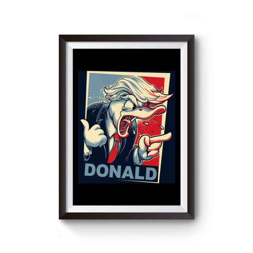Trump Donald Duck Inspired Poster