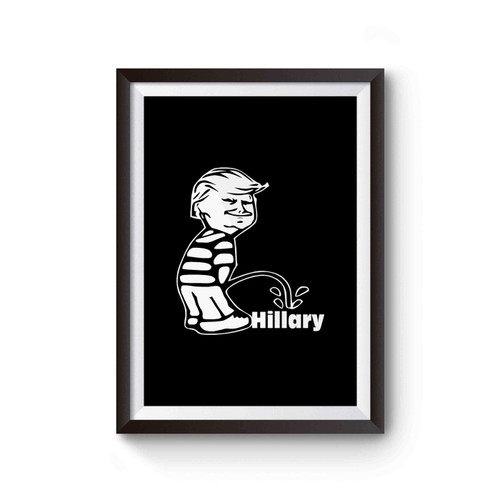 Trump Vs Hillary Poster