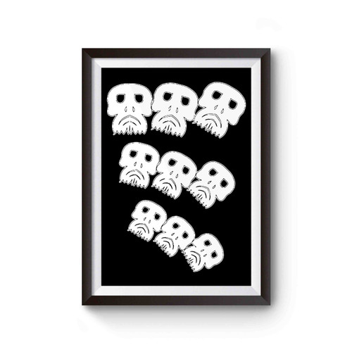 Tumbling Skulls Poster