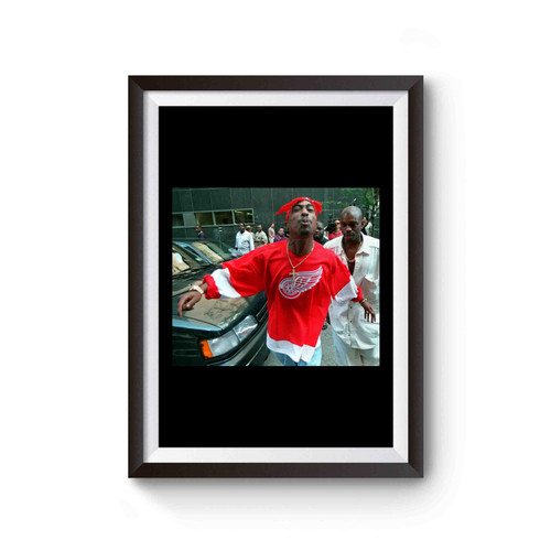Tupac 2pac Thug Red Wings Poster