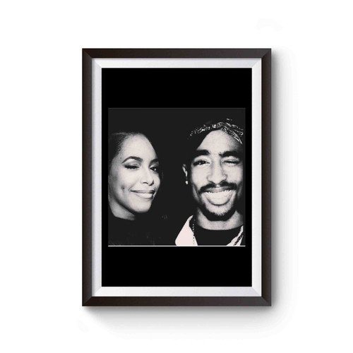 Tupac And Aaliyah Singer Poster