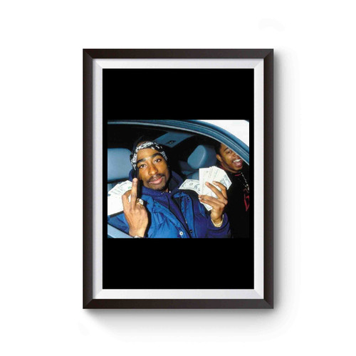 Tupac Get Money Poster