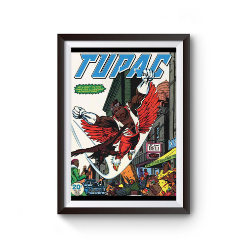 Tupac Shakur Comics Poster