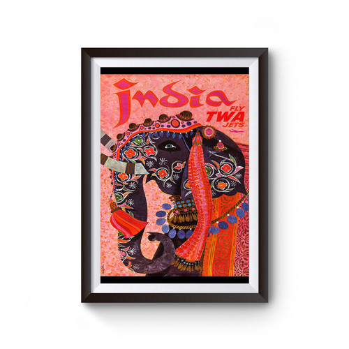 Twa Airlines India Poster