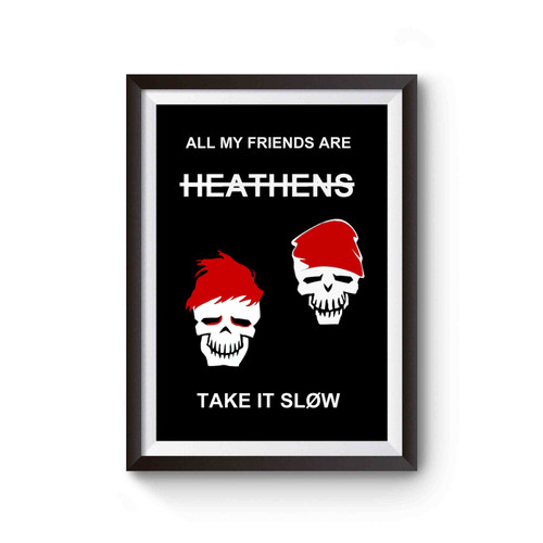 Twenty One Pilots Floral Heathens Take It Slow Poster