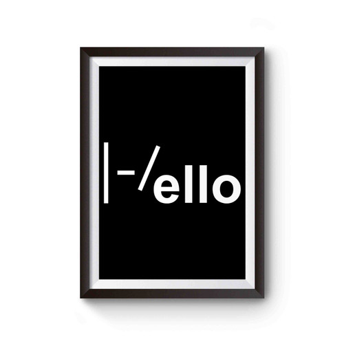 Twenty One Pilots Hello Logo Poster