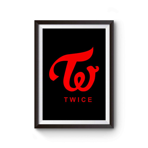 Twice Group Logo Kpop Poster