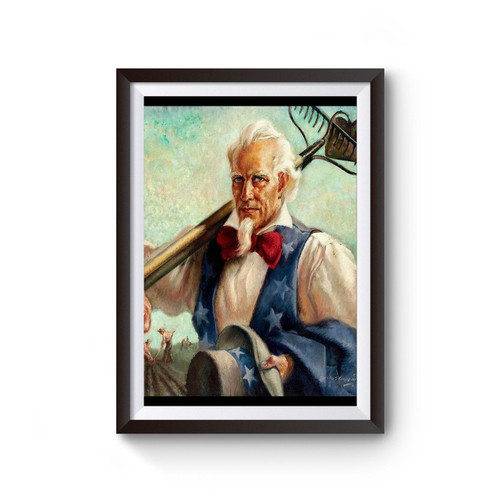 Uncle Sam Farmer Poster