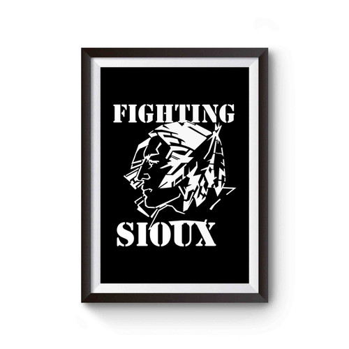 University Of North Dakota Fighting Sioux Poster