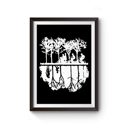 Upside Down Stranger Things Inspired Poster