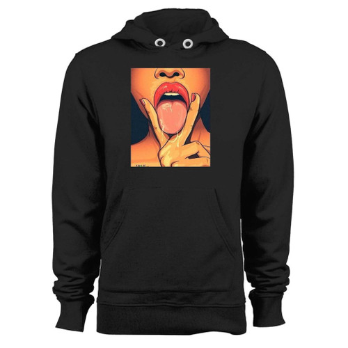 Was created with comfort in mind, this tongue sticking out eat me hoodie lighter weight is perfect for any activity. Teams and groups love this hoodie for its affordable price and variety of colors.