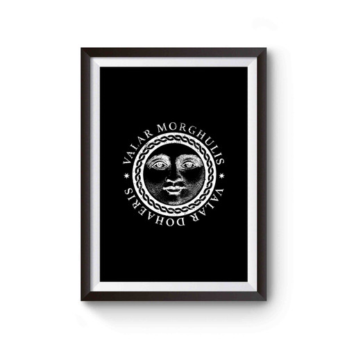 Valar Morghulis Humorous Quote Game Of Thrones Typography Poster