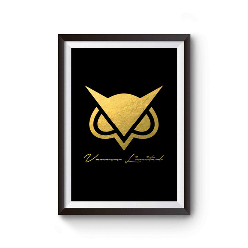 Vanoss Owl Logo Gold Foil Poster