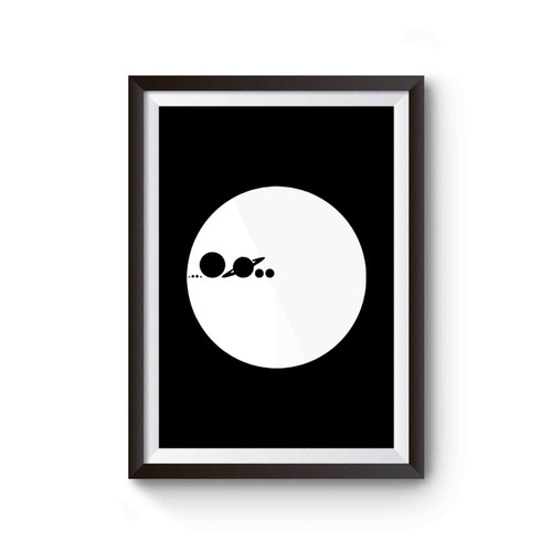 Vastness Minimalism Space Age Art Poster