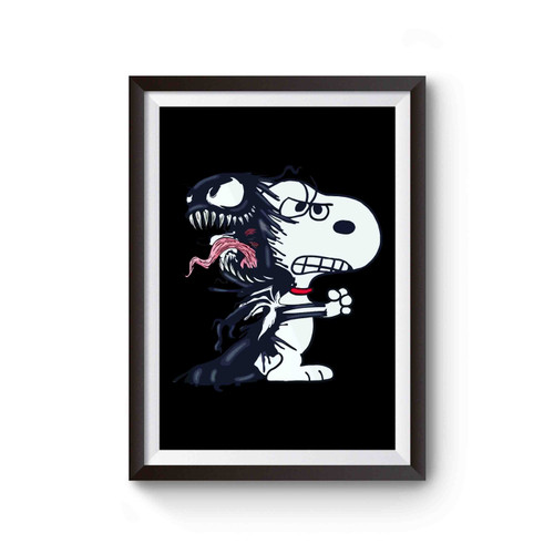 Venom And Snoopy Inspired Poster