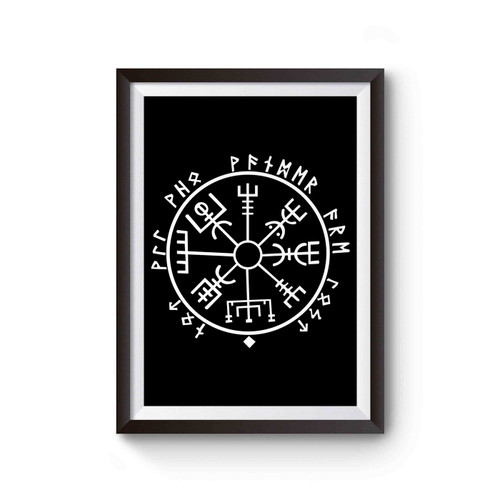 Viking Compass Inspired Poster