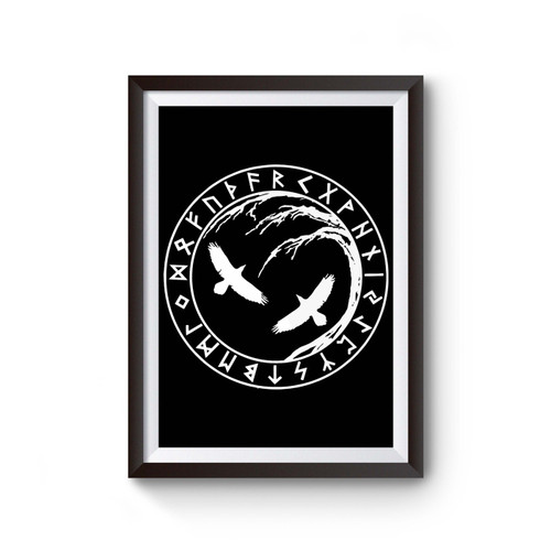 Viking Runes Valhalla Yggdrasil Celtic Poster