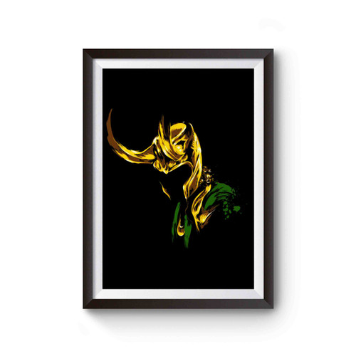Villains Loki Graffiti Poster