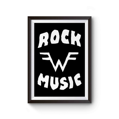 Vintage Original Weezer Flying W Poster