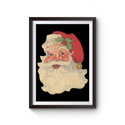 Vintage Santa Funny Christmas Poster